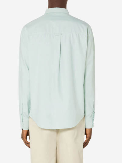 Shop Ami Alexandre Mattiussi Aqua Green Ami De Coeur Shirt