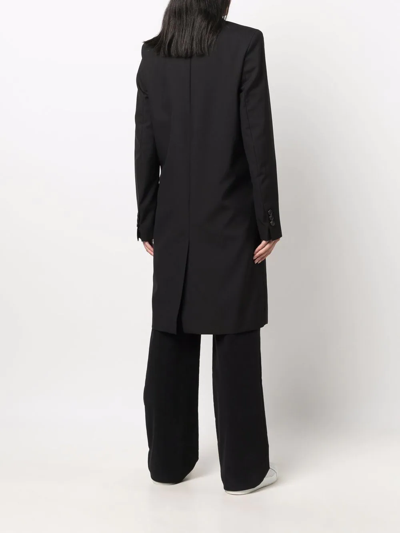 Ami Alexandre Mattiussi Single-breasted Coat In Black