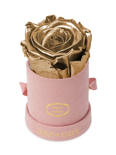 Shop Venus Et Fleur Mini Round Suede Eternity Rose