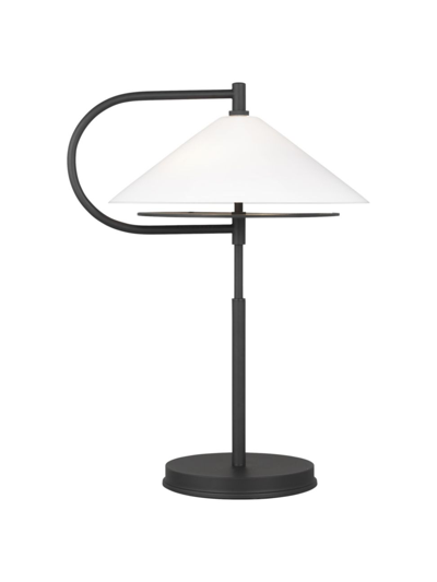 Shop Kelly Wearstler Visual Comfort Studio Table Lamp In Midnight Black