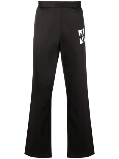 Shop Off-white Arrows-motif Track Pants In Black