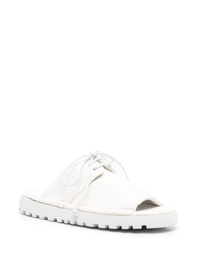 Shop Marsèll Open Toe Sandals In White