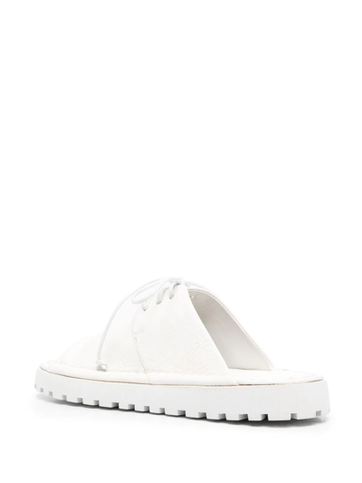 Shop Marsèll Open Toe Sandals In White