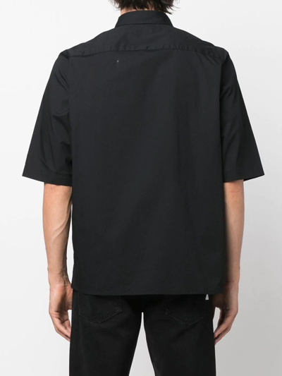 Shop Calvin Klein Short-sleeve Shirt In Black