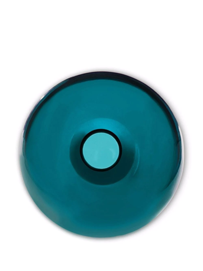 Shop Dolce & Gabbana Small Murano Glass Vase In Blue