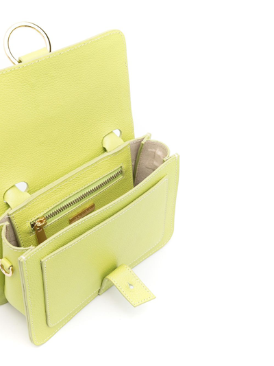 Sarah Chofakian Small Astra Crossbody Bag In Green