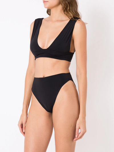 Isolda Cut-out Bikini Set In Black
