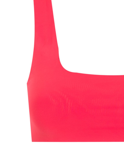 Shop Isolda Vermelho Side-tie Bikini Set In Red