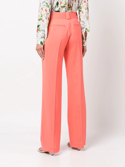 Shop A.l.c Kennedy Flared-leg Trousers In Orange