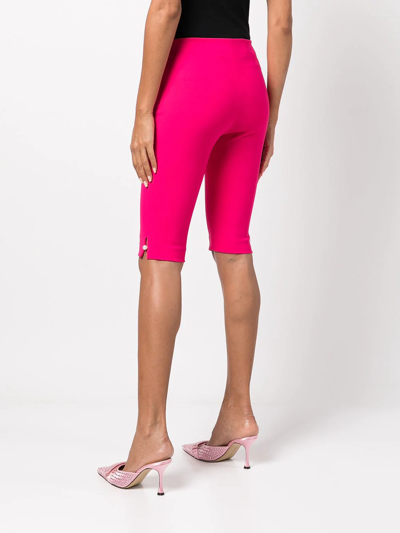 Shop Adam Lippes Knee-length Biker Shorts In Pink