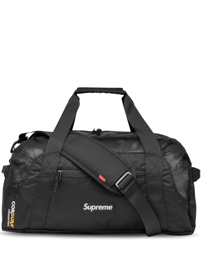 Shop Supreme Logo-patch Duffle Bag In Schwarz