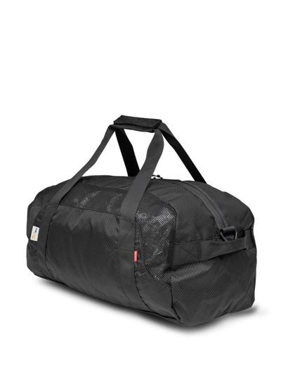 Supreme Logo-patch Duffle Bag In Schwarz
