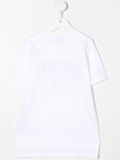 Shop N°21 Logo-print Round-neck T-shirt In Weiss