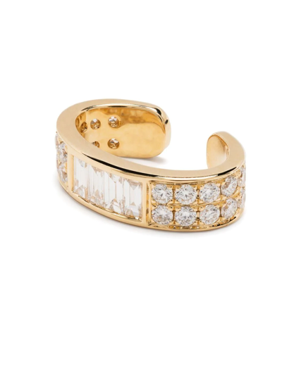 Anita Ko 18kt Yellow Gold Diamond Ear Cuff In Gold