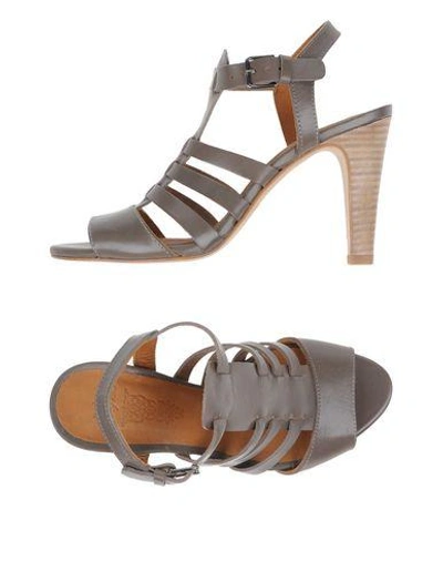 Shop Ndc Sandals In Grey