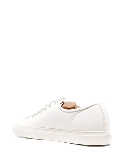 Shop Buttero Low-top Lace-up Sneakers In White