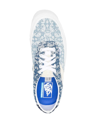 Shop Vans Paisley-print Acer Sneakers In Blue
