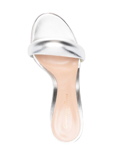Gianvito Rossi Bijoux 90mm Crystal-embellished Mules In Silver