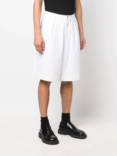 Raf Simons Knee-length Shorts In White