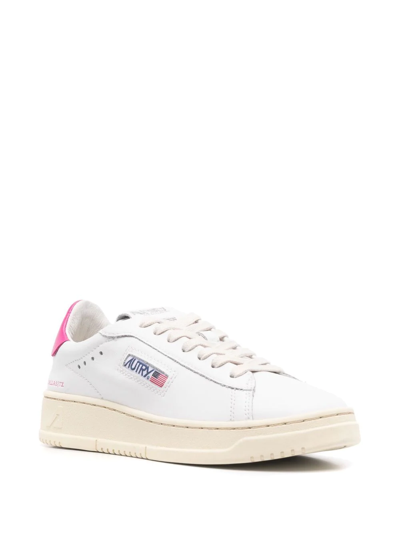 Shop Autry Low-top Lace-up Sneakers In White