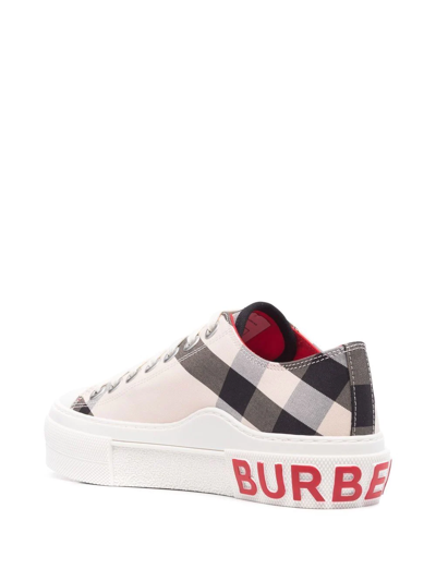 Burberry House Check Low-top Sneakers In Beige | ModeSens