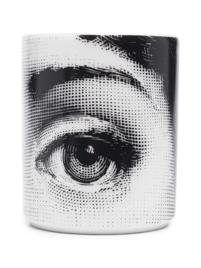 Fornasetti Pencil Holder Occhio In White