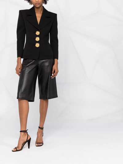 Shop Saint Laurent Tailored Single-breasted Blazer In Black