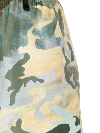 Shop Purple Brand Camouflage-print Swim Shorts In Grün