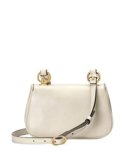 Shop Gucci Mini Blondie Shoulder Bag In White