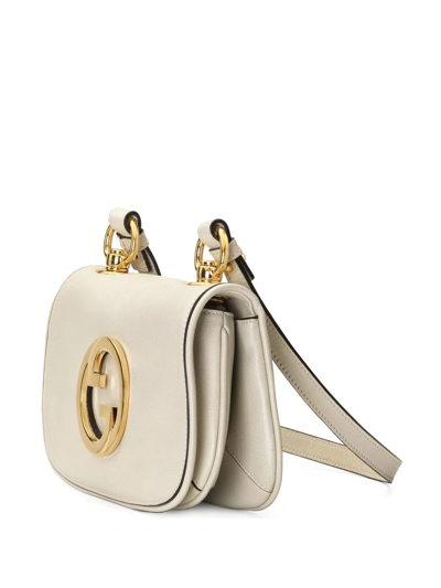 Shop Gucci Mini Blondie Shoulder Bag In White