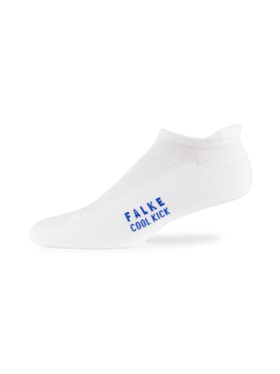 Shop Falke Men's Cool Kick Sneaker Socks, Pack Of 3 In White