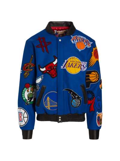 Jeff Hamilton x NBA Collage Wool Jacket - Farfetch