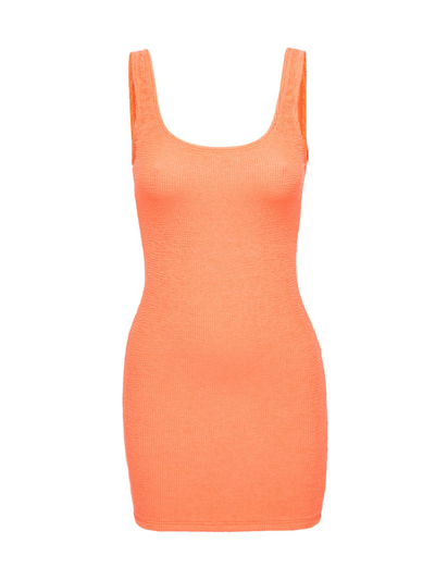 Shop Good American Women's Always Fits Minidress In Orange Cream