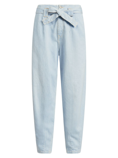 Shop Polo Ralph Lauren Women's Tapered Ankle Pants In Cayuga Wash