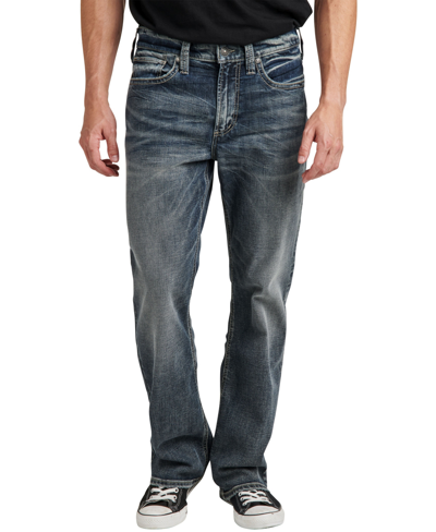 Shop Silver Jeans Co. Men's Craig Easy Fit Bootcut Jeans In Indigo
