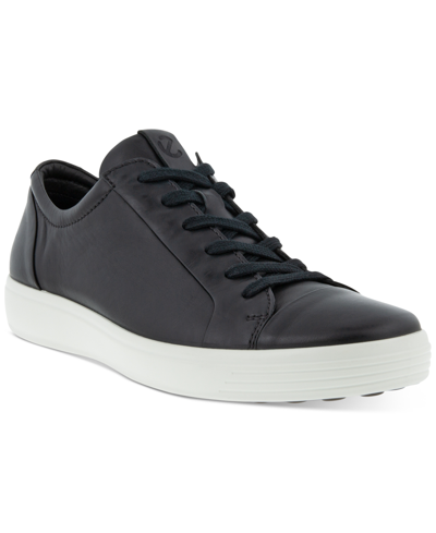 Shop Ecco Men's Soft 7 City Sneaker In Black