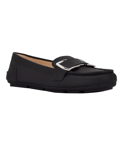 Shop Calvin Klein Women's Lydia Casual Loafers In Black