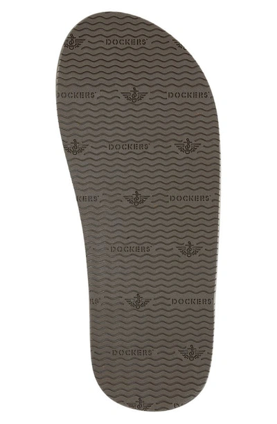 Shop Dockers Perforated Casual Slide Sandal In Brown