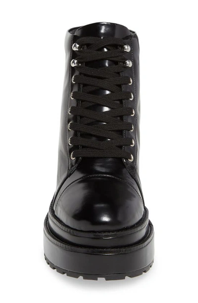 Cult Gaia Women's Bratz Lace Up Booties In Black