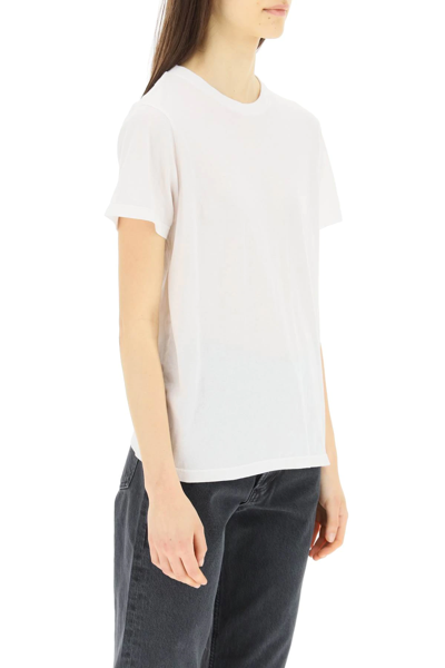 Shop Agolde Rena T-shirt In White