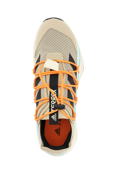 Shop Adidas Originals Terrex Voyager 21 Sneakers In Beige,white