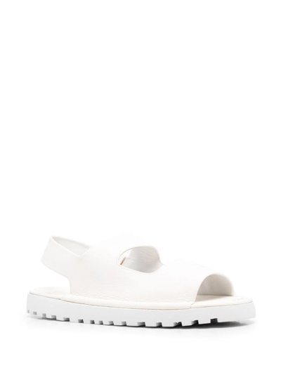 Shop Marsèll Open Toe Sandals In White