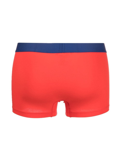Shop Dsquared2 Logo-waistband Boxers In Red
