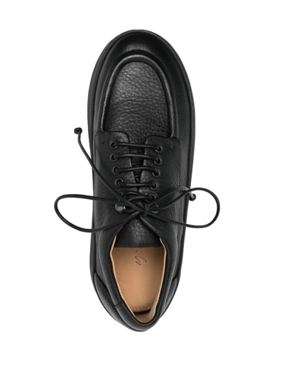 Shop Marsèll Cassapana Leather Derby Shoes In Black