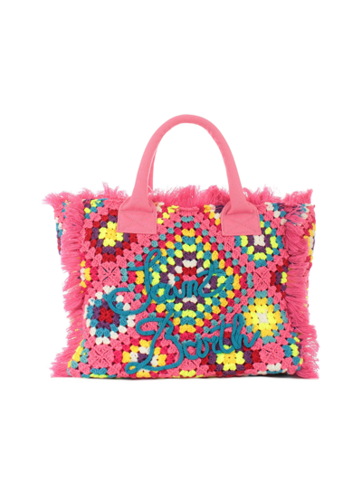 Shop Mc2 Saint Barth Vanity Crochet In Multicolour