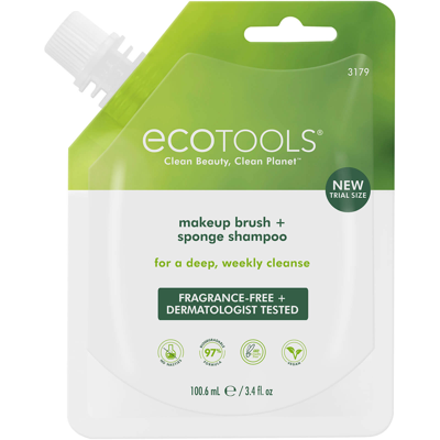 Shop Ecotools Makeup Brush And Blending Sponge Shampoo Travel Size 100.6ml