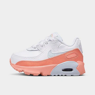 Nike Babies' Girls' Toddler Air Max 90 Ltr Se Casual Shoes In  White/aura/light Madder Root | ModeSens