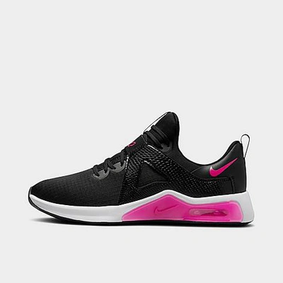 Shop Nike Women's Air Max Bella Tr 5 Training Shoes In Black/white/rush Pink