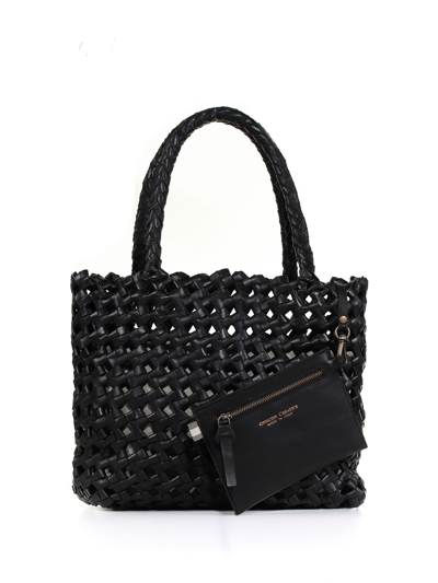 Shop Officine Creative Oc Class 511 Shopping Bag In Leather In Nero