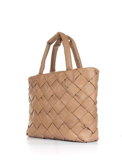Shop Officine Creative Oc Class 511 Shopper Bag In Leather In Cuoio